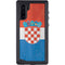 Croatia Flag Distressed Galaxy Note 10 Waterproof Case